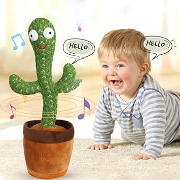 Dancing Cactus Talking Toy for Baby