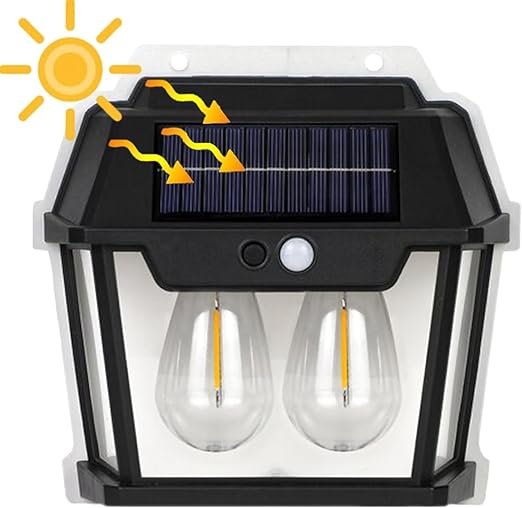 Solar Lamp  With 2LED Wall Lamp